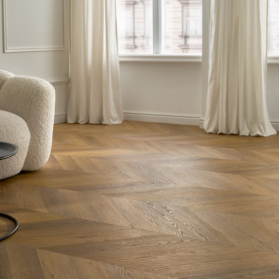 Afirmax Legnar Chevron CLC 41472  Frisco Oak klikkes halszálka SPC padló