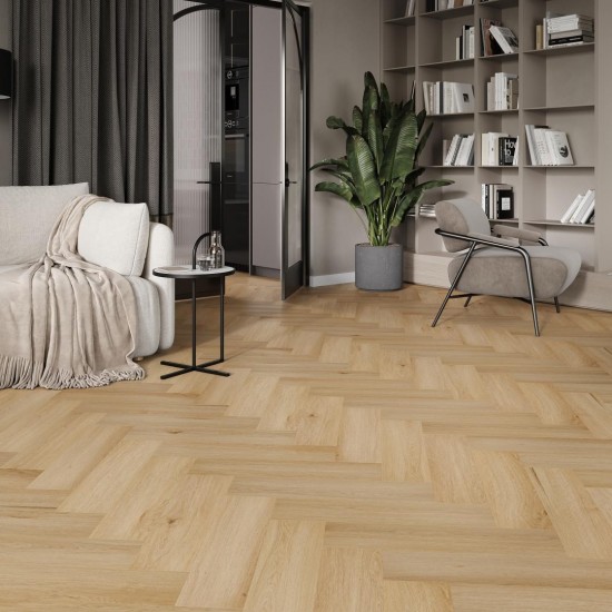 Afirmax Legnar Herringbone HB 41535 Arvada Oak klikkes halszálka SPC padló