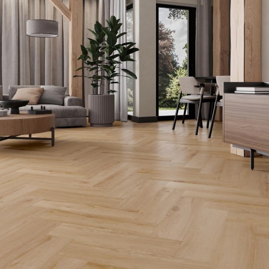 Afirmax Legnar Herringbone HB 41595 Tucson Oak klikkes halszálka SPC padló