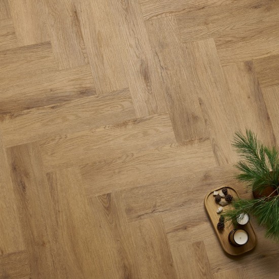 Afirmax Legnar Herringbone HB 42705 Garda Oak klikkes halszálka SPC padló
