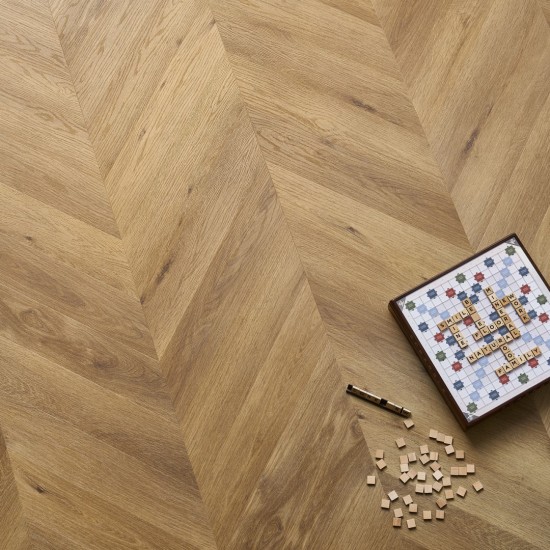 Arbiton Amaron Chevron CLC 147 GEORGETOWN OAK klikkes halszálka SPC padló