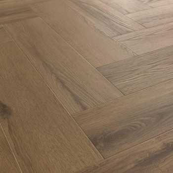 Arbiton Amaron Herringbone EIR CAS 229 ROCHESTER OAK klikkes halszálka SPC padló + Multiprotec Acoustic alátét