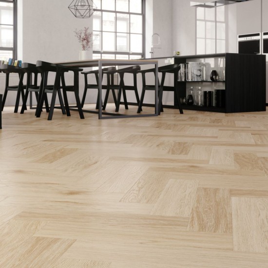 Arbiton Amaron Herringbone CA 158 HARLOW OAK klikkes halszálka SPC padló + Multiprotec Acoustic alátét