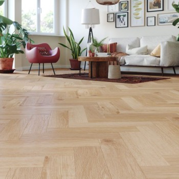 Arbiton Amaron Herringbone CA 159 WEMBLEY OAK klikkes halszálka SPC padló + Multiprotec Acoustic alátét