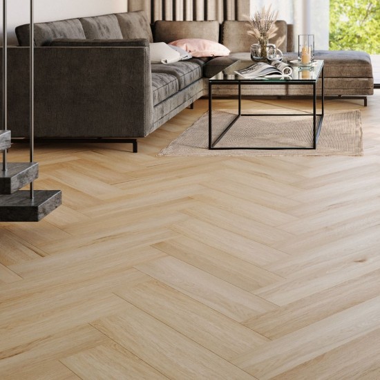 Arbiton Amaron Herringbone CA 153 YANKEE OAK klikkes halszálka SPC padló + Multiprotec Acoustic alátét
