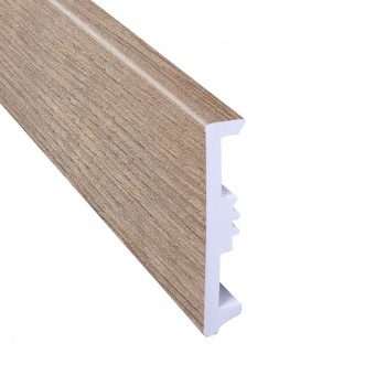 Arbiton STIQ Wood XL LUGANO OAK 123 műanyag szegélyléc