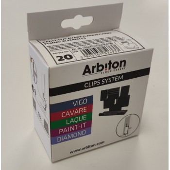 Arbiton Rögzítő klipsz + csavar + tipli, VIGO, CAVARE, LAQUE, PAINT-IT, DIAMOND szegélylécekhez