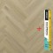 Arbiton Amaron Herringbone EIR CAS 222 JOHANNES OAK klikkes halszálka SPC padló + Multiprotec Acoustic alátét