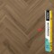 Arbiton Amaron Herringbone EIR CAS 229 ROCHESTER OAK klikkes halszálka SPC padló + Multiprotec Acoustic alátét
