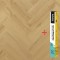 Arbiton Amaron Herringbone EIR CAS 227 VIRGIN OAK klikkes halszálka SPC padló + Multiprotec Acoustic alátét