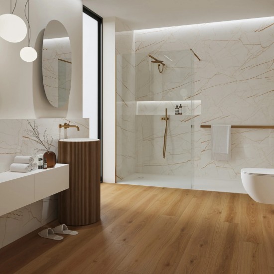 Barlienk NextStep Brass Oak klikkes SPC padló integrált alátéttel. DP3000024