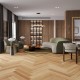 Barlinek Auric Herringbone 130, matt-lakkozott, klikkes halszálka parketta. 1WC000019