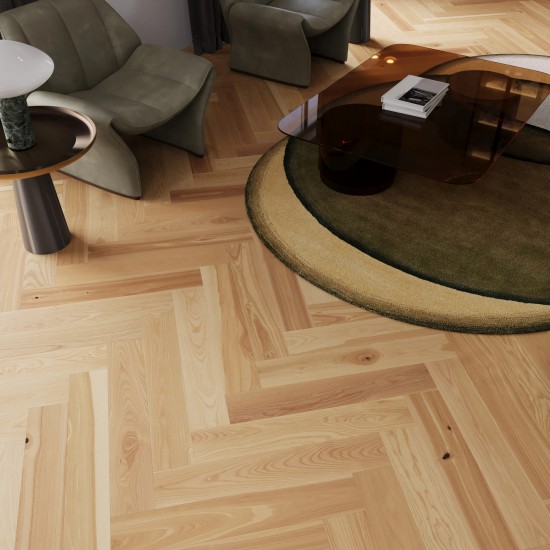 Barlinek Auric Herringbone 130, matt-lakkozott, klikkes halszálka parketta. 1WC000019