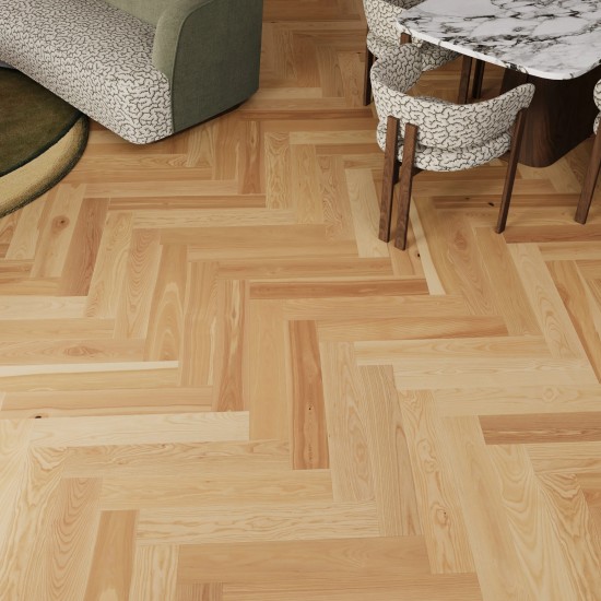 Barlinek Auric Herringbone 130, matt-lakkozott, klikkes halszálka parketta. 1WC000019