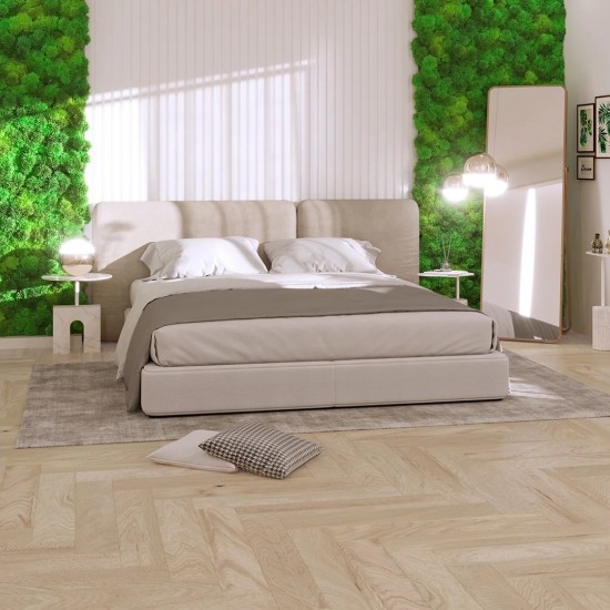 Barlinek Balos Herringbone 130, matt-lakkozott, klikkes halszálka parketta. 1WC000009