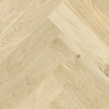 Barlinek Bianco Herringbone 180, matt-lakkozott, klikkes halszálka parketta. 1WC000040