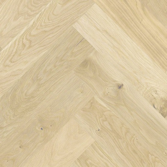 Barlinek Bianco Herringbone 180, matt-lakkozott, klikkes halszálka parketta. 1WC000040