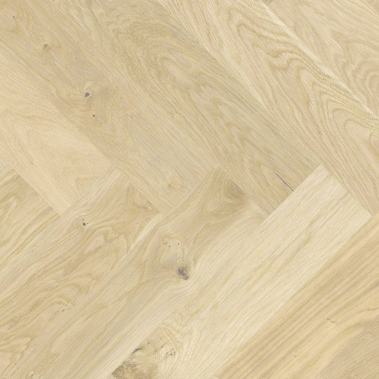 Barlinek Bianco Herringbone 180, matt-lakkozott, klikkes halszálka parketta. 1WC000040