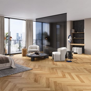 Barlinek Bright Herringbone 110, olajozott, klikkes halszálka parketta. 1WC000016