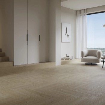Barlinek Herringbone Flax Oak klikkes halszálka SPC padló. DP5000025