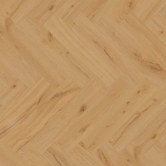 Barlinek Herringbone Ginger Oak halszálka SPC padló integrált alátéttel