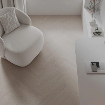 Barlinek Herringbone Silk Oak klikkes halszálka SPC padló. DP5000029