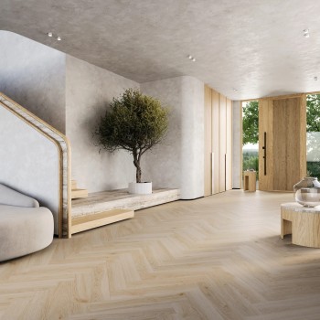 Barlinek Herringbone Tea Oak klikkes halszálka SPC padló. DP5000047