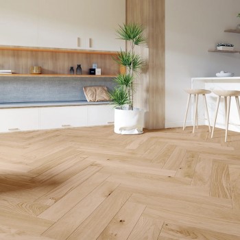 Barlinek Lombardy Herringbone 130, matt-lakkozott, klikkes halszálka parketta. 1WC000039