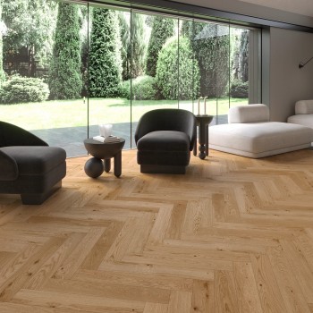 Barlinek Mainland Herringbone 110, matt-lakkozott, klikkes halszálka parketta. 1WC000003