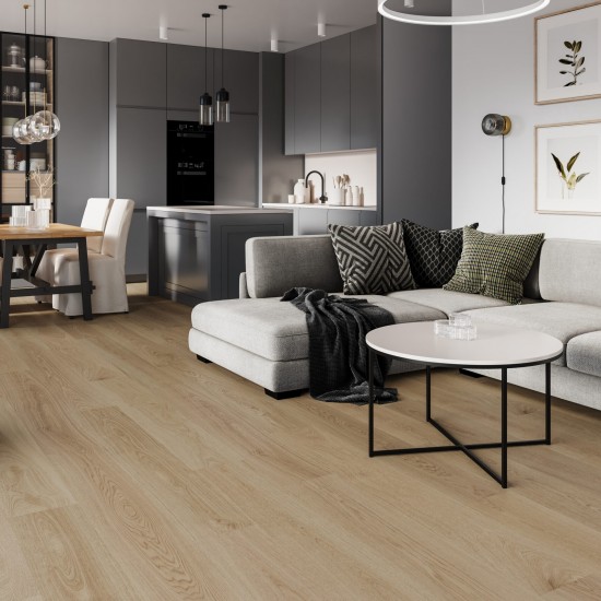 Barlinek NextStep Flax Oak, klikkes SPC padló integrált alátéttel. DP5000004