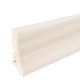 Barlinek P20 furnérozott Kőris, fehér matt-lakkozott szegélyléc. P2002031A