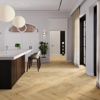 Barlinek Ramsey Herringbone 110, olajozott, klikkes halszálka parketta. 1WC000015