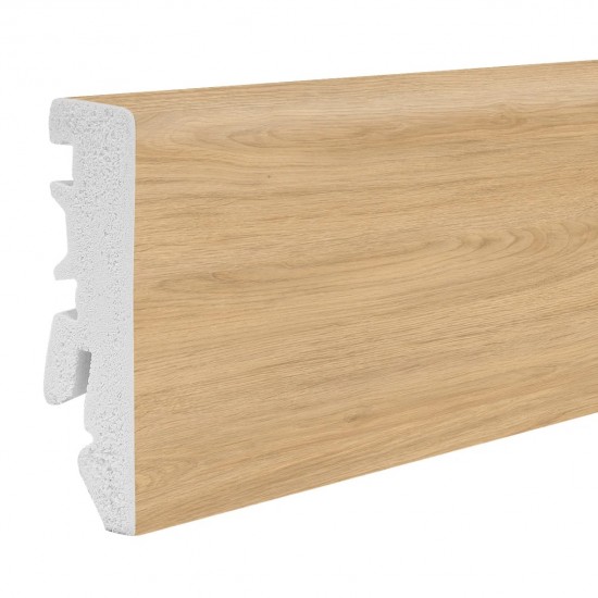 Barlinek S60 Cream Oak műanyag szegélyléc. S6029541A