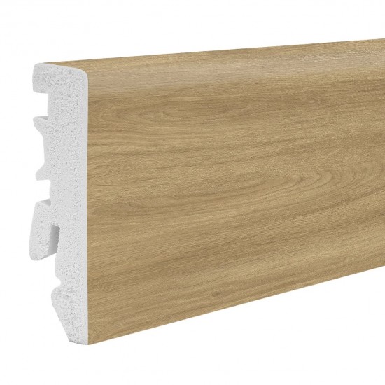 Barlinek S60 Flax Oak műanyag szegélyléc. S6029521A