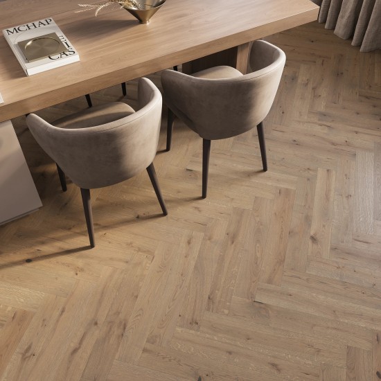 Barlinek Serene Herringbone 110, matt-lakkozott, klikkes halszálka parketta. 1WC000002