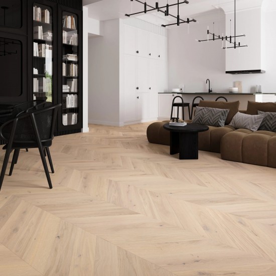 Barlinek Trivor Chevron, matt-lakkozott, francia halszálka parketta. 1WV000002
