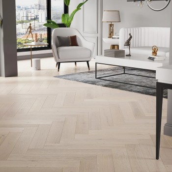 Barlinek Trivor Herringbone 130, matt-lakkozott, klikkes halszálka parketta. 1WC000008