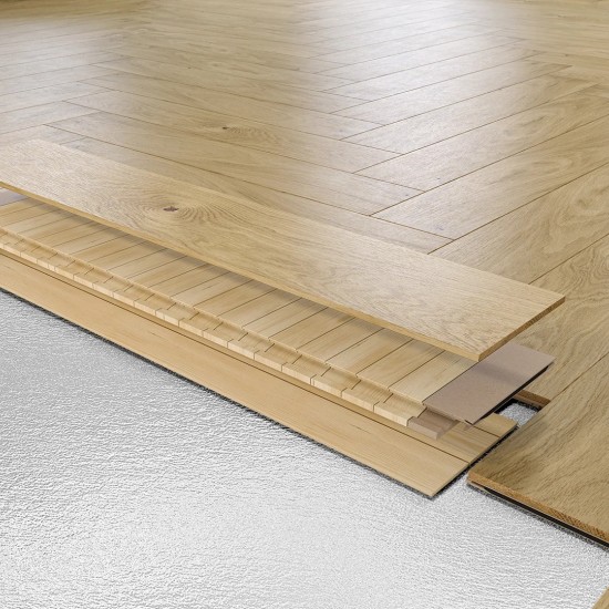 Barlinek Trivor Herringbone 130, matt-lakkozott, klikkes halszálka parketta. 1WC000008