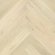Barlinek Bianco Herringbone 130, matt-lakkozott, klikkes halszálka parketta. 1WC000021