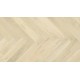 Barlinek Bianco Herringbone 130, matt-lakkozott, klikkes halszálka parketta. 1WC000021