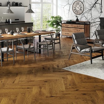 Barlinek Brown Sugar Herringbone 130 5G, matt-lakkozott, klikkes halszálka parketta. 1WC000006