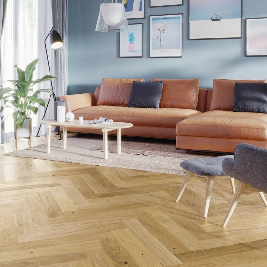 Barlinek Caramel Herringbone 110, matt-lakkozott, klikkes halszálka parketta. 1WC000004