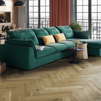 Barlinek Toffee Herringbone 130 5G, olajozott, klikkes halszálka parketta. 1WC000017