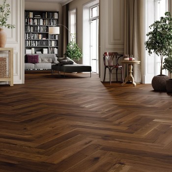 Barlinek Trapani Herringbone 130, matt-lakkozott, klikkes halszálka parketta. 1WC000032