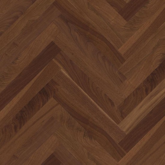 Boen Herringbone, Amerikai dió Nature matt-lakkozott, csap-hornyos, halszálka parketta