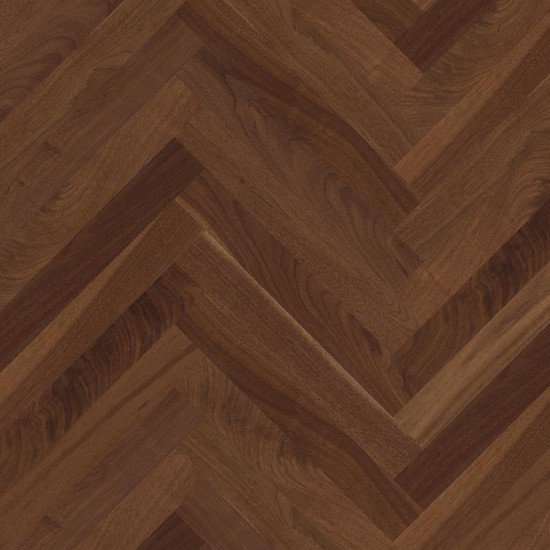 Boen Herringbone, Amerikai dió Nature matt-lakkozott, csap-hornyos, halszálka parketta