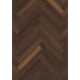Boen Herringbone, Füstölt tölgy Nature olajozott, csap-hornyos, halszálka parketta