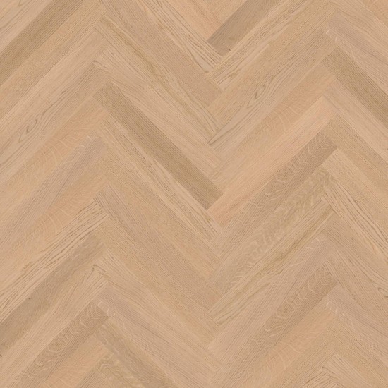 Boen Herringbone, Tölgy, Fehér-pácolt, Nature, matt-lakkozott, halszálka parketta. 10143417