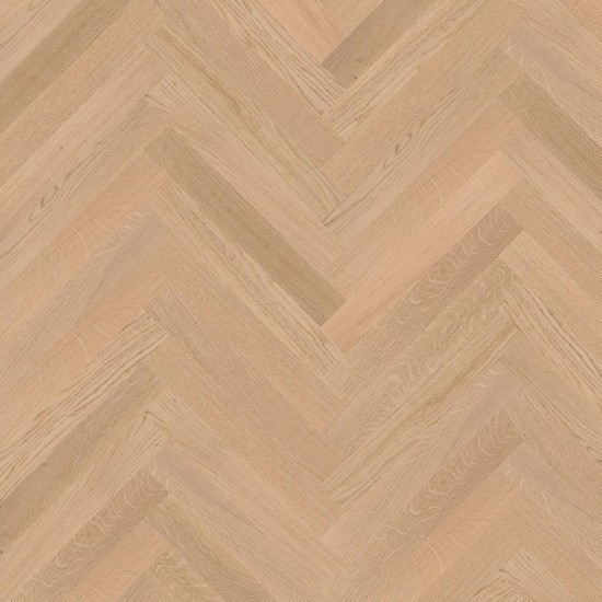 Boen Herringbone, Tölgy, Fehér-pácolt, Nature, matt-lakkozott, halszálka parketta. 10143417