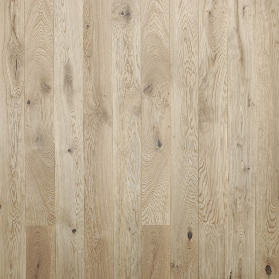 Boen 138mm Gent plank, Tölgy Vivo matt-lakkozott, strukt., 2 old.fóz., 2 osztású, klikkes szalagparkatta